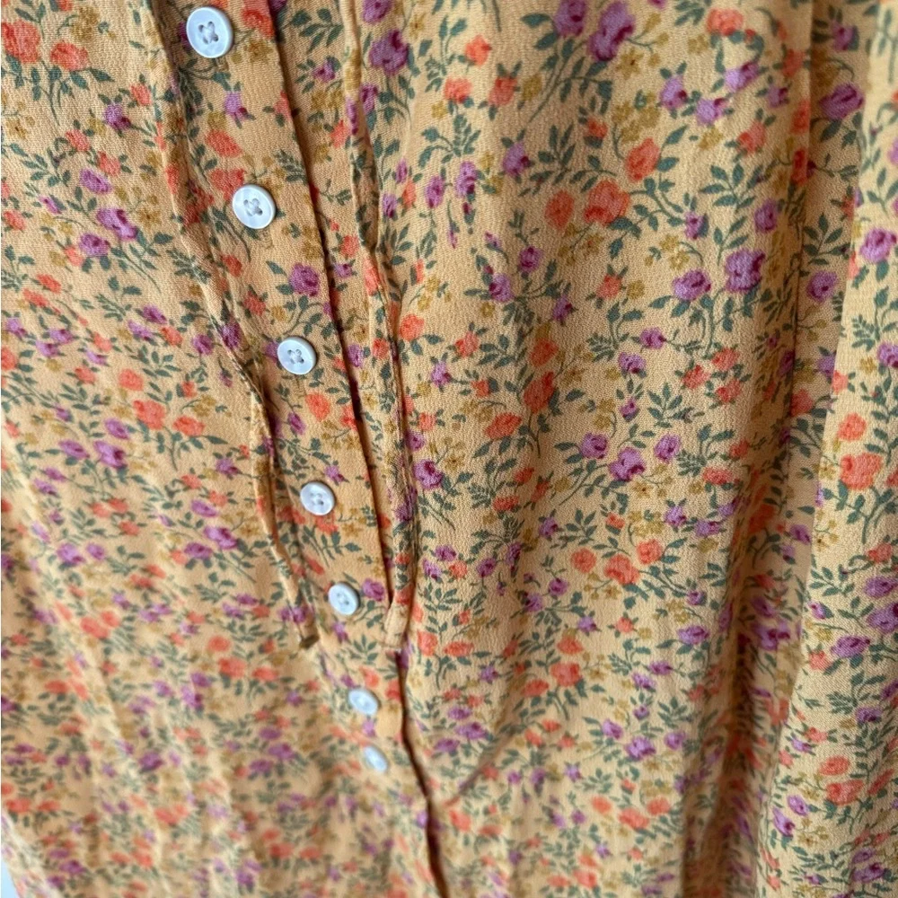 Billabong Floral Maxi Dresses - Yellow and Purple - Picture 5 of 7